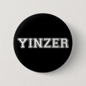 Yinzer Ronde Button 5,7 Cm (Voorkant)
