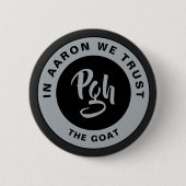 Yinzer Ronde Sluiting Custom Burgh PGH Button 5,7 Cm (Voorkant)