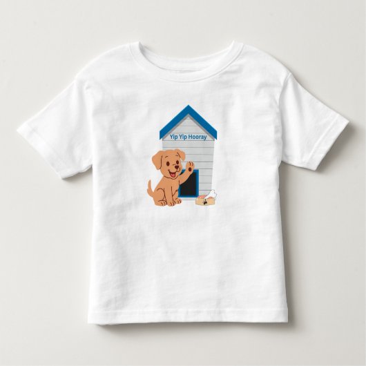 Yip Yip Hooray Kinder Shirts (Voorkant)
