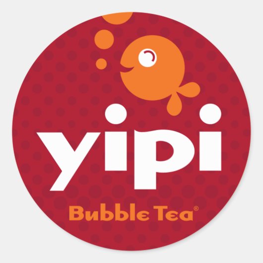 Yipi 3'' ronde sticker (Voorkant)