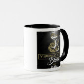 Yippee Ki-Ay Blues Café Mug (Devant droit)