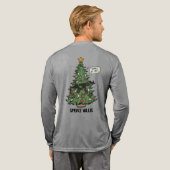 Yippee Ki Ya Yay Coasters Tri-Blend Shirt (Achterkant)