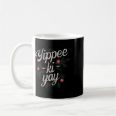 Yippee Ki-yay Funny Christmas Koffiemok (Links)