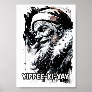 Yippee Ki Yay Funny Christmas Quote Pop Cultuur Poster