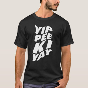 Yippee Ki Yay Xmas Mofos (wit) T-shirt