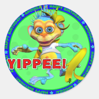YIPPEE ! Stickers Anniversaire avec Nanas