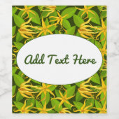 Ylang Ylang Exotic Scented Flowers Wijn Etiket (Enkel label)