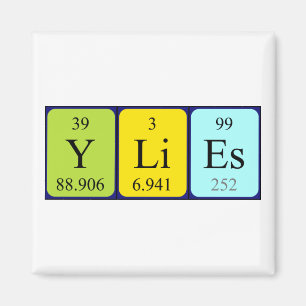 Ylies periodieke lijstnaam magnet magneet