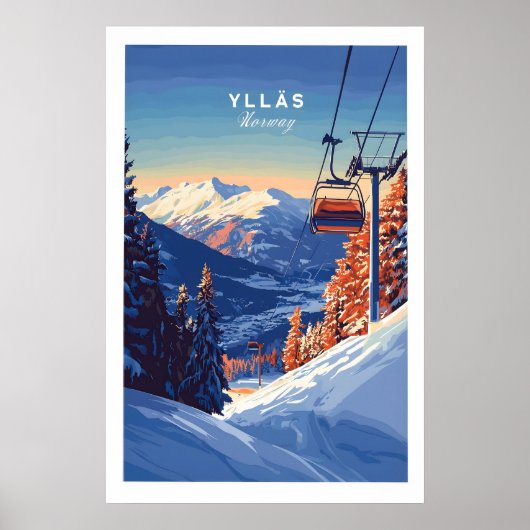 Ylläs Ski Lift Poster 1 (Voorkant)