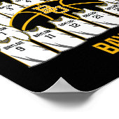 Ylor March Madness 2025 Women's Sketll Nil Poster (Hoek)