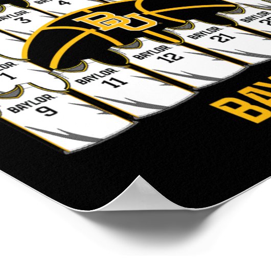 Ylor March Madness 2025 Women's Sketll Nil Poster (Hoek)