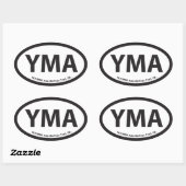 YMA Oval Sticker (Vel)