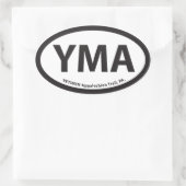 YMA Oval Sticker (Tas)