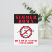 YNOTME BRIEFKAART SIMMER DOWN (Staand voorkant)