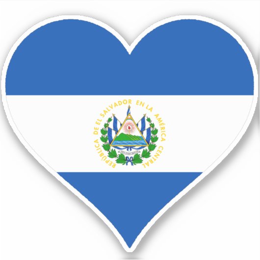 Yo Amo El Salvador Sticker (Voorkant)