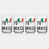 Yo Amo Mexico Blikvorm Glas (Voorkant)