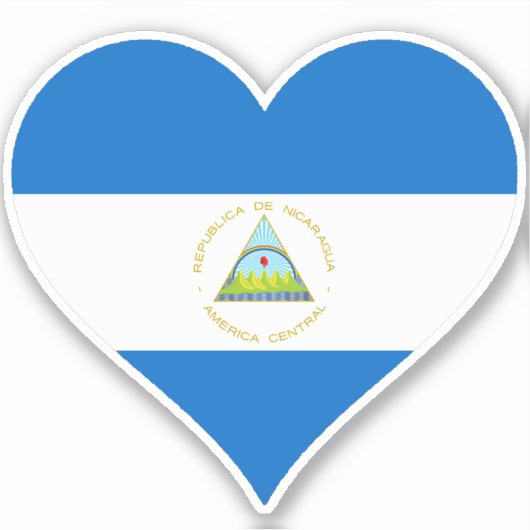 Yo Amo Nicaragua Sticker (Voorkant)