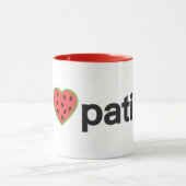 Yo Amo Patilla Mug à café bicolore (Centre)