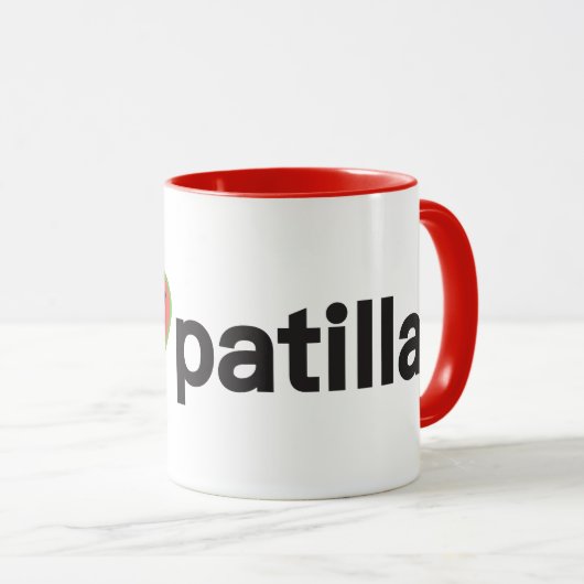 Yo Amo Patilla Mug à café bicolore (Devant droit)