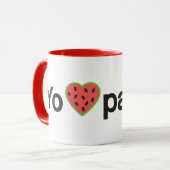 Yo Amo Patilla Mug à café bicolore (Devant gauche)