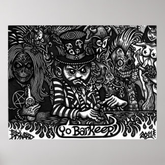 "Yo Barkeep !" Affiche