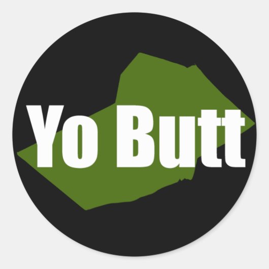 Yo Butt - Sticker Skook (Devant)