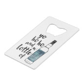 Yo Ho Ho Bouteille de rhum Bouteille d'ouverture (Devant Angle)