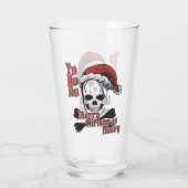 "Yo Ho Ho Pirate KerstKerstmis Glas (Achterkant)