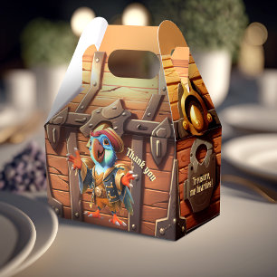 Yo-Ho-Ho Pirate Schatkist Opvouwbare Geschenkdoos Bedankdoosjes