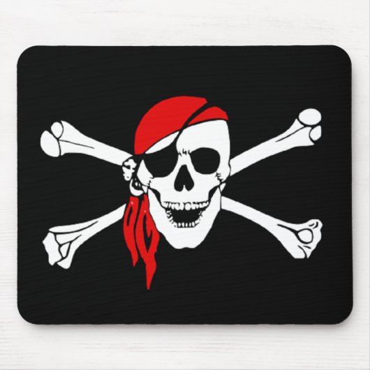 Yo Ho Pirate Mousepad Muismat (Voorkant)