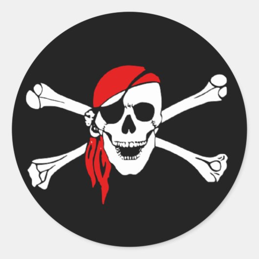 Yo Ho Pirate Sticker 2 (Voorkant)