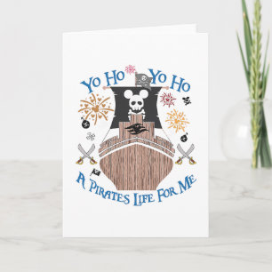 Yo Ho Piratentocht Een Piraat Leven Voor Mij Famil Kaart
