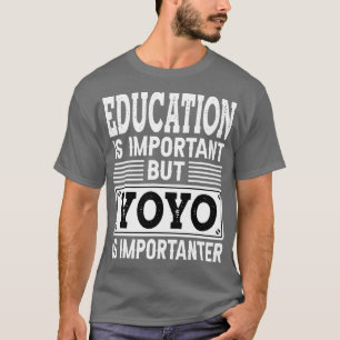 "Yo" is belangrijk grappig Kinder Speelgoed T-shirt