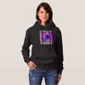 "Yo is My Therapy Retro Yo" Hoodie (Voorkant volledig)