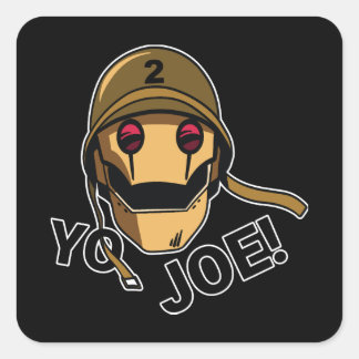 Yo Joe. Vierkante Sticker