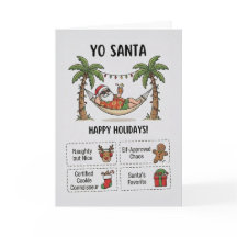 Yo Kerstman Grappige Zomer Kerst Tropisch Vakantie