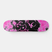 Yo Pink Grunge Skateboard (Horz)