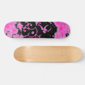 Yo Pink Grunge Skateboard (Horz)