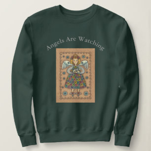 Yo Quilt GUARDIAN ANGEL EN CAT SWEATSHIRT