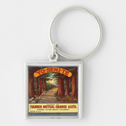 "Yo-Semi-Te" Oranje label Sleutelhanger (Voorkant)