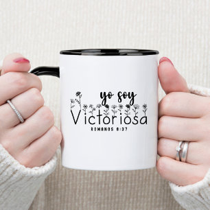 Yo Soy Victoriosa espagnol Christian Coffee Mug