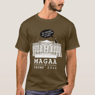 YO TRUMP 2024 MAGA opnieuw T-Shirt