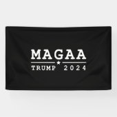 YO TRUMP - WHITEHOUSE MAGA de nouveau bannière (Horizontal)