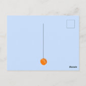 Yo What's Up Retro Yo-Yo Graphic Briefkaart (Achterkant)