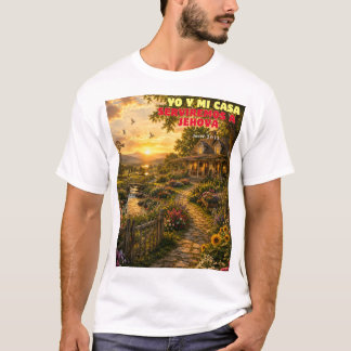 YO Y MI CASA SERVIREMOS A JEHOV{A T-SHIRT