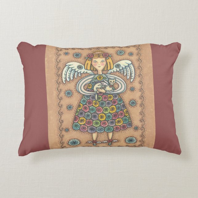 Yo Yo Quilt Engel ACCENT KUSSEN (Voorkant)