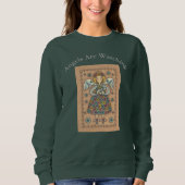 Yo Yo Quilt GUARDIAN ANGEL ET CAT SWEATSHIRT (Devant)