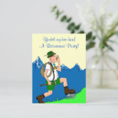 Yodeler Yodeling annonce une invitation à la retra (Debout devant)