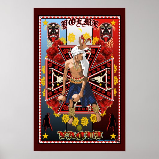 Yoeme Yaqui Deer Dancer Art-poster Poster (Voorkant)