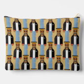 Yog – Patterned Zipper Accessory Pouch Etui (Achterkant)